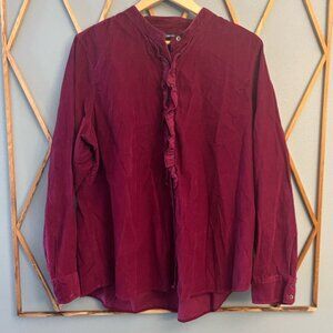 Red Corduroy Shirt